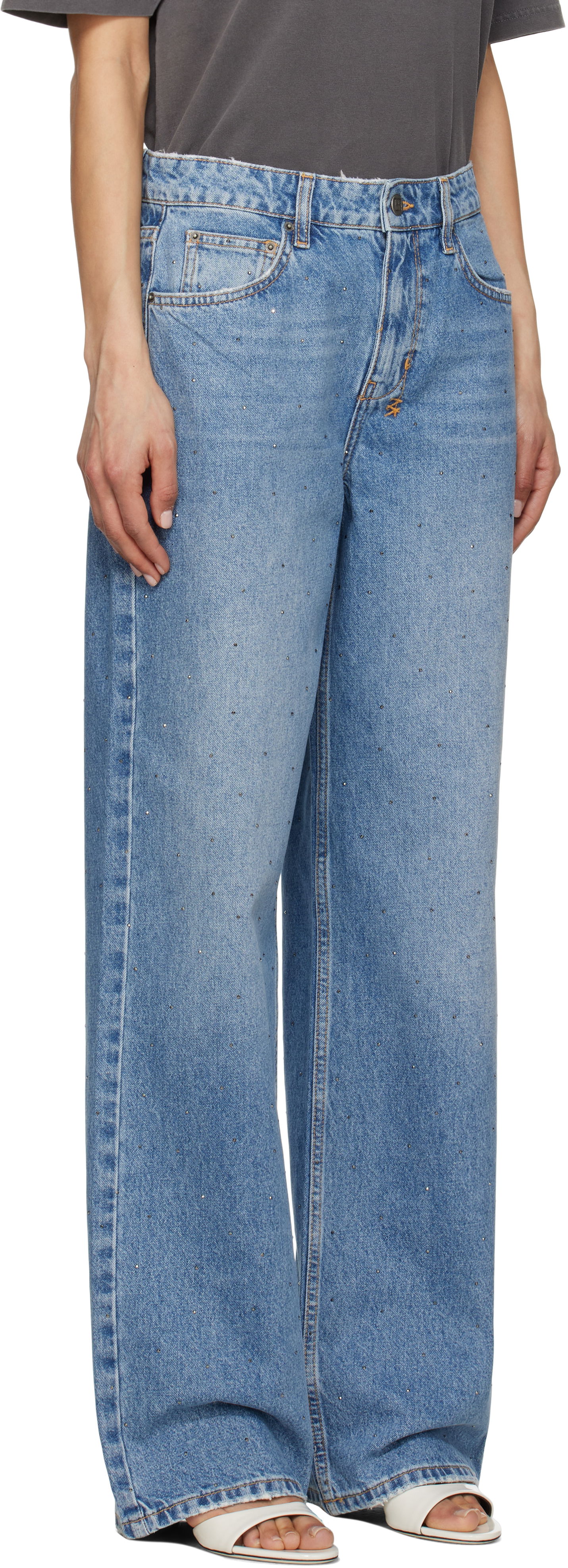 Jeans Ksubi Ksubi Low Rider Krystal Komet Jeans Blå | WSP25DJ011, 1