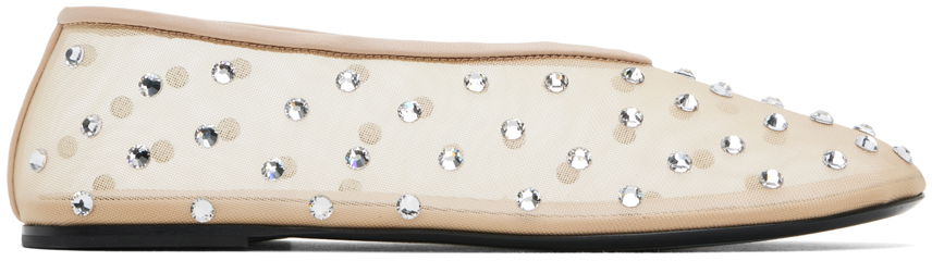 Sneakers og sko Khaite 'The Marcy' Ballerina Flats Beige | F4038-4068, 0