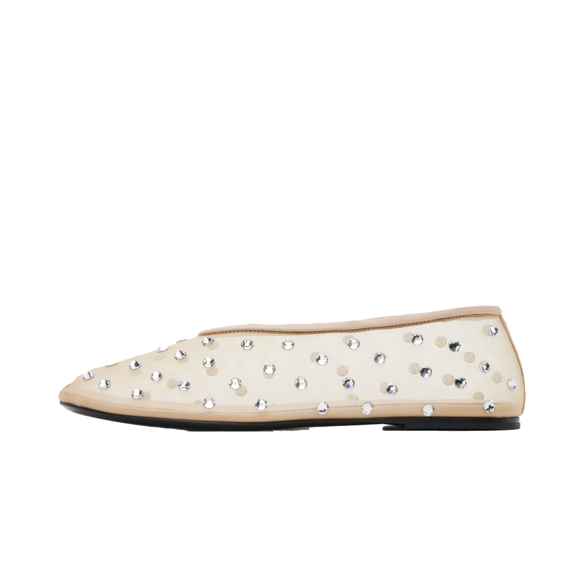 Sneakers og sko Khaite 'The Marcy' Ballerina Flats Beige | F4038-4068