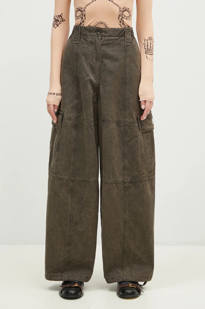 Cargo bukser KENZO Dyed Canvas Cargo Pants Brun | FE62PA0909GK.92, 0