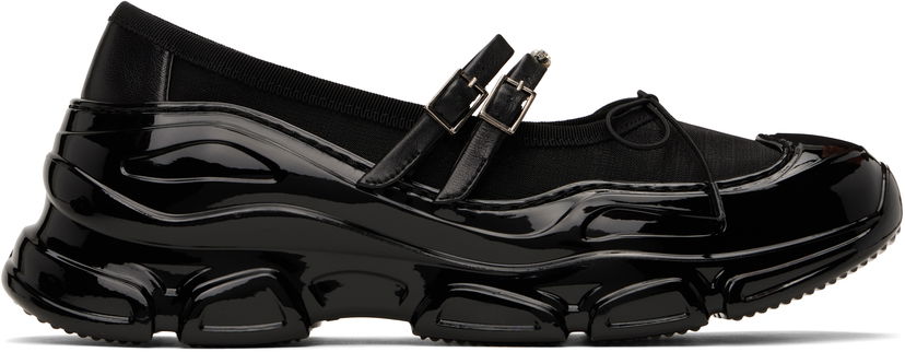 Tøj Simone Rocha Simone Rocha Mesh Tracker Ballerinas Sort | HT20B-M 0804