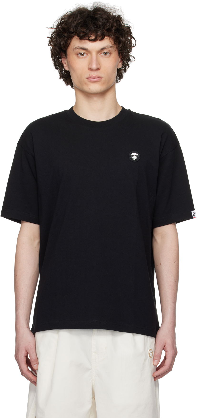 T-shirt AAPE by A Bathing Ape AAPE by A Bathing Ape 'AAPE Now' T-Shirt Sort | AAPTEM1598XXNBKX