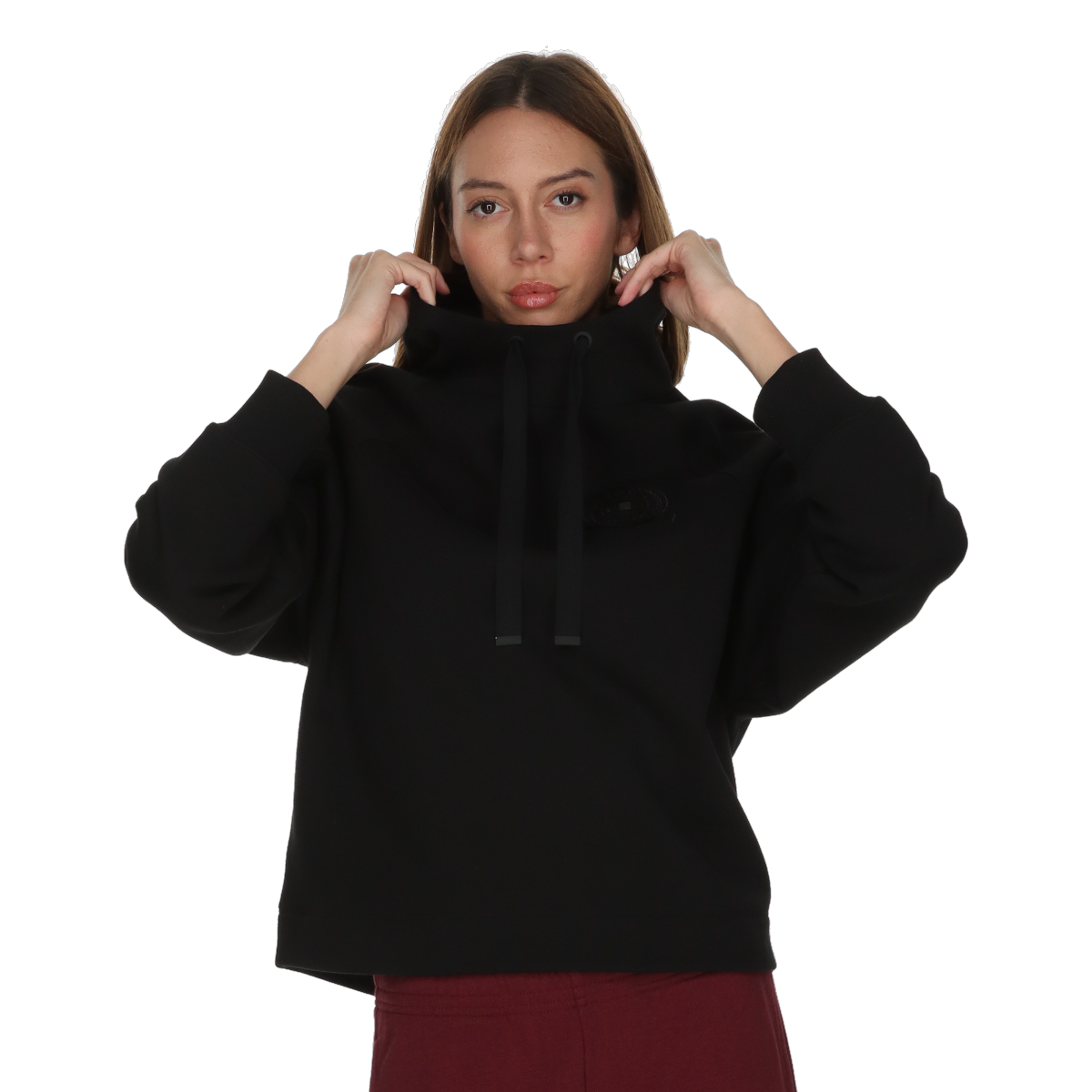 Sweatshirt Champion Drawstring Hooded Sweatshirt Sort | 118582-KK001, 0