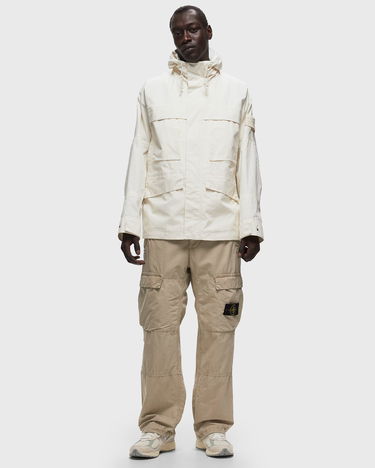 Vindjakke Stone Island WEATHERPROOF COTTON CANVAS GHOST PIECE Hvid | 8015433F1.V0099, 1