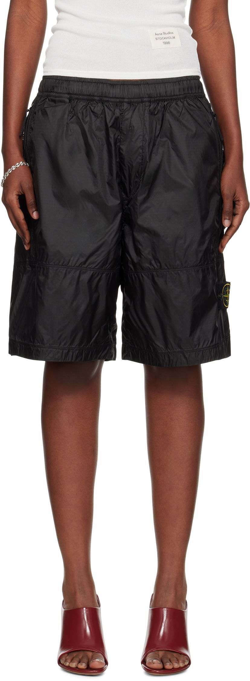 Shorts Stone Island Ripstop Light HT Nylon Shorts Sort | K2S15 L100004 S0163