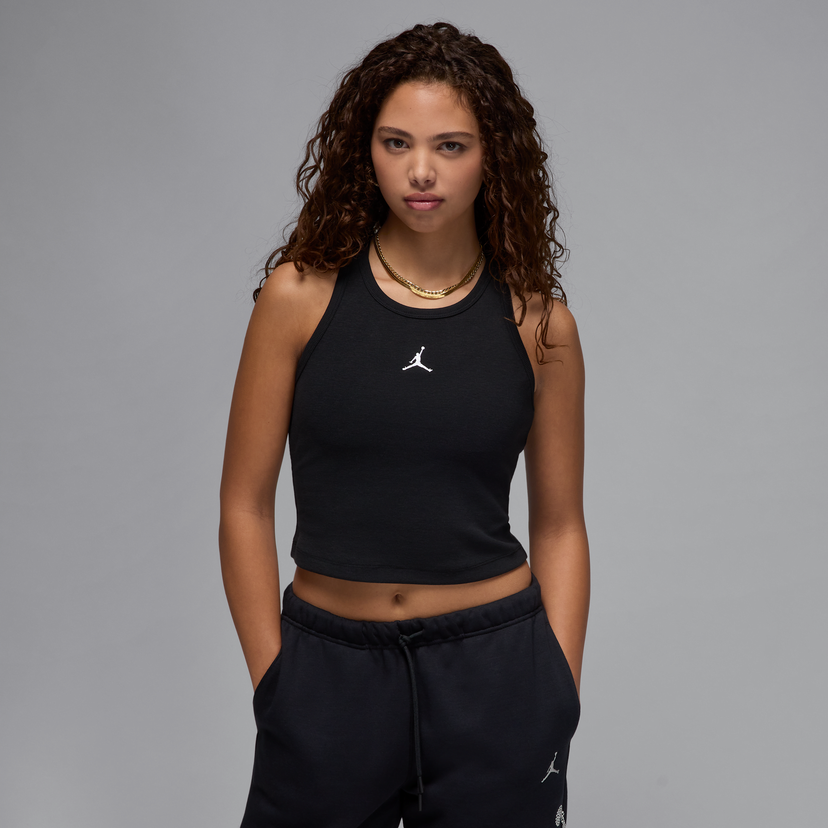 Tanktop Jordan Jordan Essentials Crop Tank Top Sort | HF9474-010