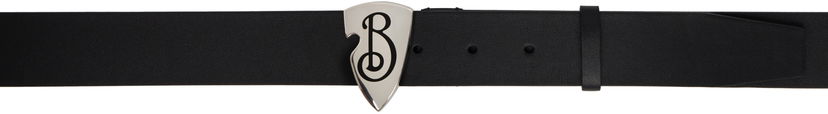 Bælter Burberry Burberry Leather B Shield Belt Sort | 8103791