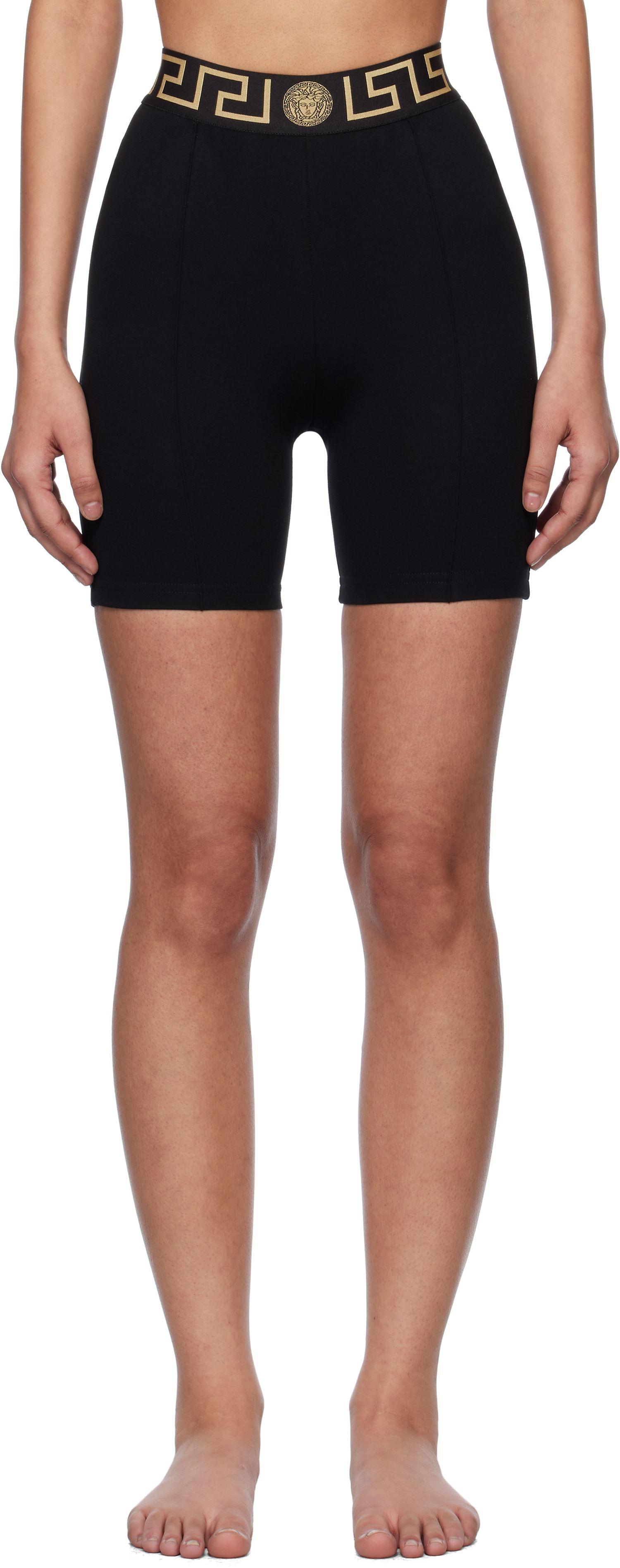 Shorts Versace Versace Greca Border Sport Shorts Sort | 1016402_1A11143_1B000, 0