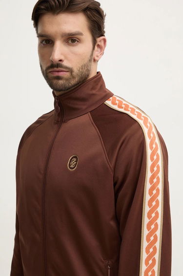 Sweatshirt Drôle de Monsieur Monsieur La Veste SurvÍtement Track Jacket Brun | E-SJ005-PL135-BN, 4