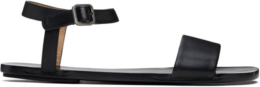 Sneakers og sko Marsèll Marsèll Sottile Leather Sandals Sort | MM4789 P011666