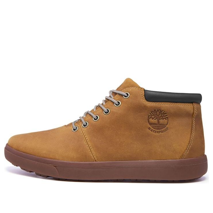 Sneakers og sko Timberland Ashwood Park Mid Waterproof Leather Chukka Boots Beige | A2DSCW, 0