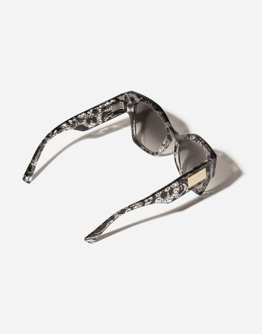 Solbriller Dolce & Gabbana Lace Sunglasses Sort | VG447AVP78G9V000, 3