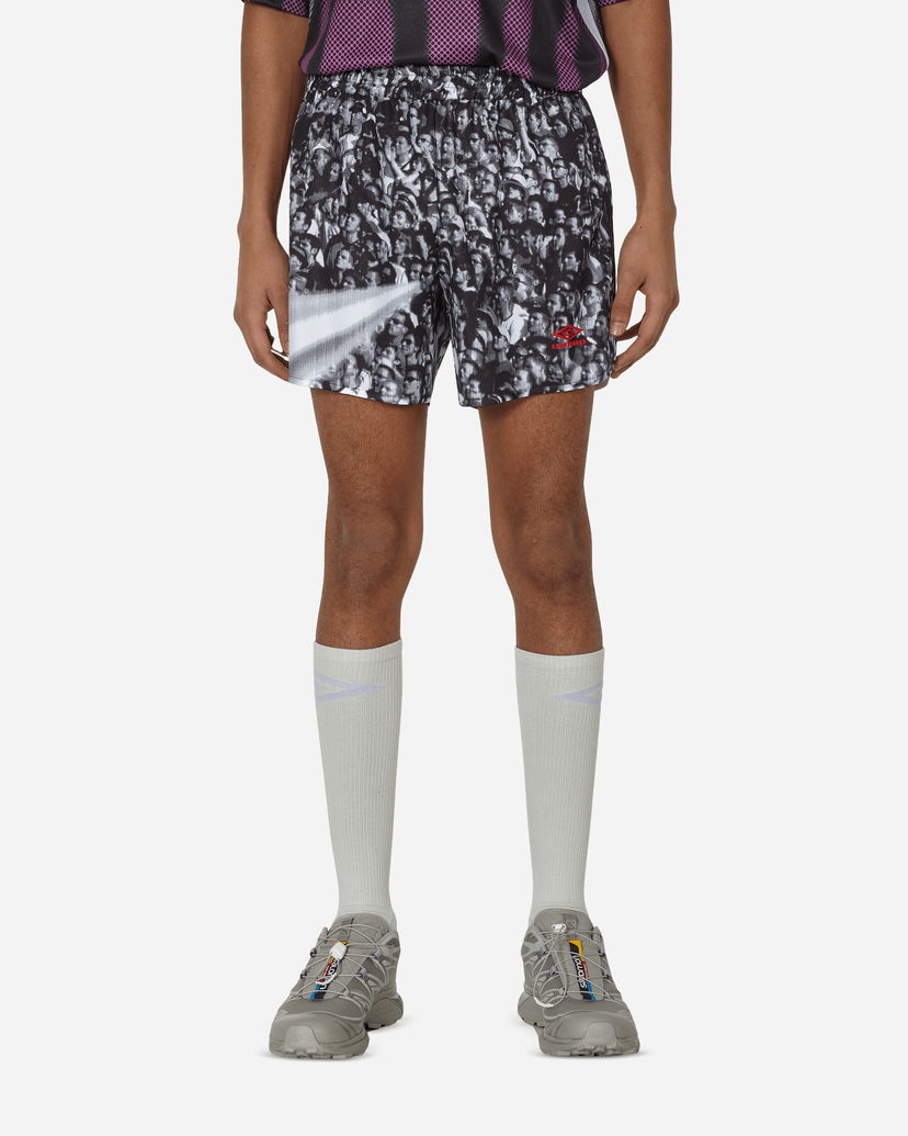 Shorts Umbro Printed Shorts White / Black Sort | UBMW068FA43 WTH0004