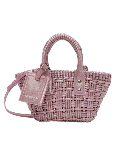 Mulepose Balenciaga XXS Bistro Basket Bag Lyserød | 678028 210GX