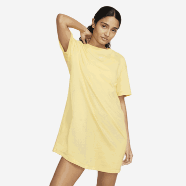 Kjole Nike Sportswear Essential Tee Dress Gul | DV7882-795, 0