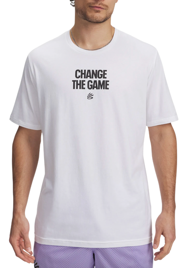 T-shirt Under Armour Curry Playable T-Shirt Hvid | 6007304-100, 0