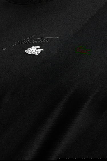 T-shirt Lacoste Cotton Crew Neck Short Sleeve T-shirt with Embroidered Chest Design Sort | TH5492, 4