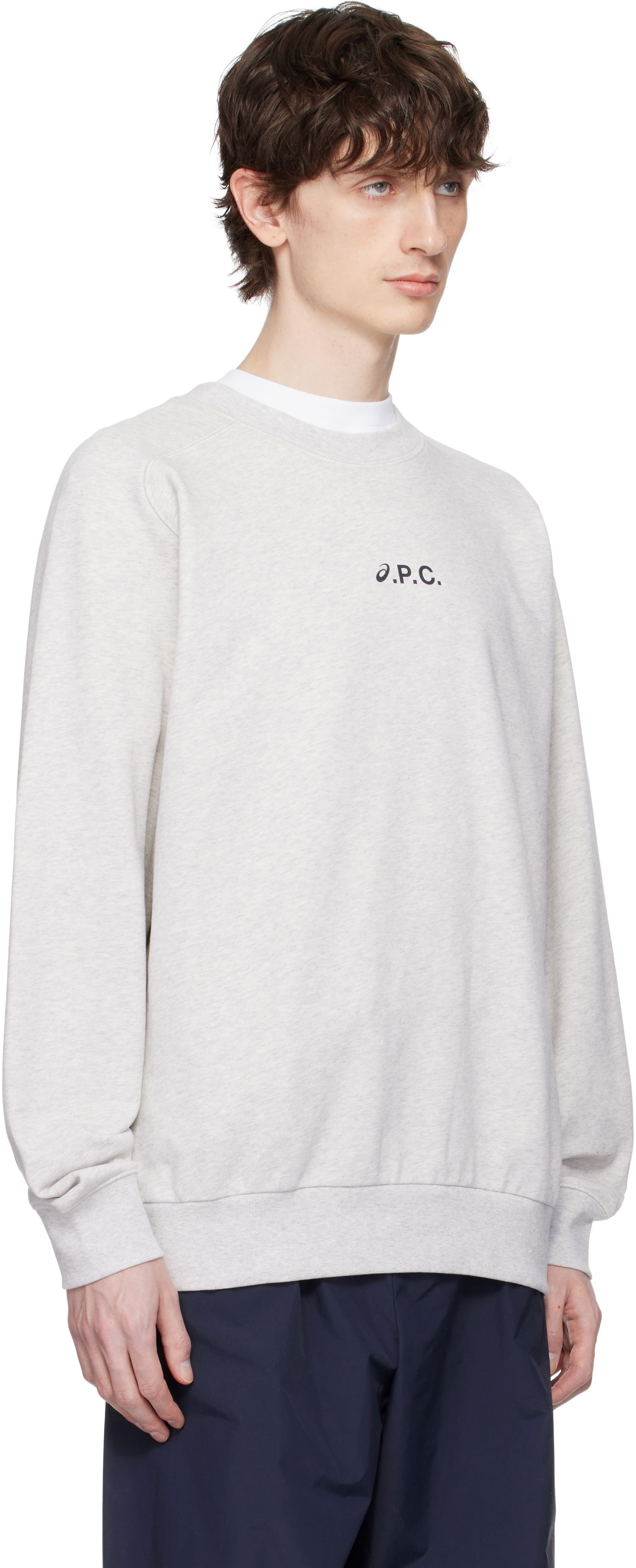 Sweater A.P.C. A.P.C. ASICS Edition Lake Sweatshirt Grå | COEZD-H27958, 1