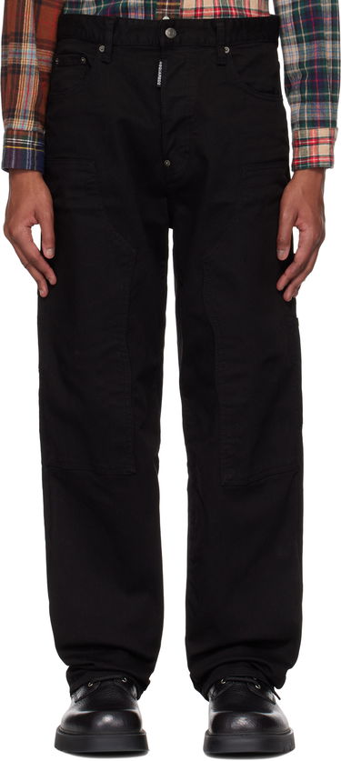 Jeans DSQUARED2 Dsquared2 'Black Bull' Loose Carpenter Jeans Sort | S74LB1673_S39781, 0