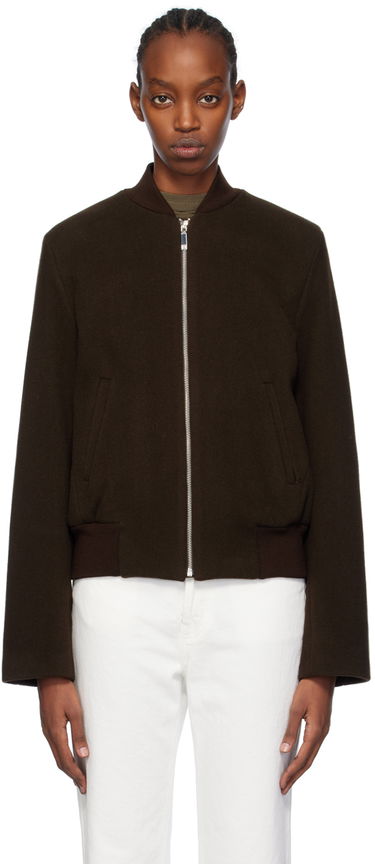 Bomberjakke TOTEME Sartorial Bomber Jacket Brun | 241-WRO1042-FB0039, 0
