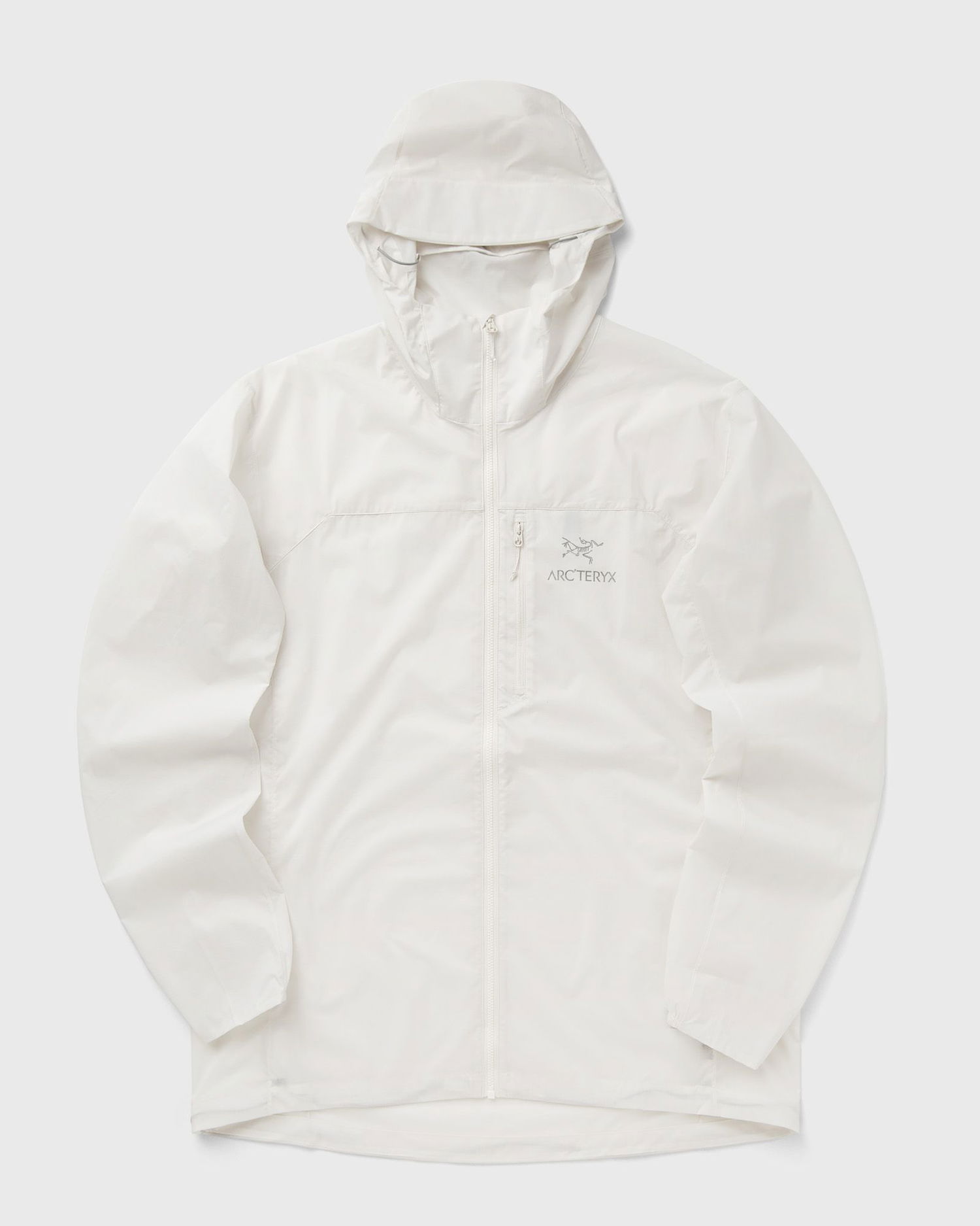 Vindjakke Arcteryx Squamish Lightweight Hooded Jacket Hvid | X000007411-ARCTIC-SILK, 1
