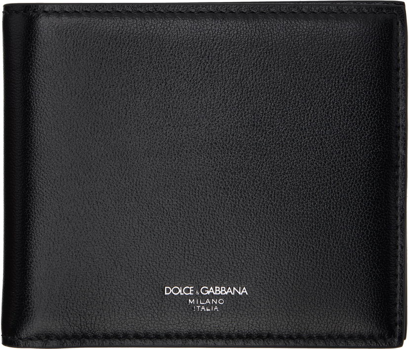 Tegnebog Dolce & Gabbana Dolce&Gabbana Calfskin Bifold Wallet Sort | BP1321AV956