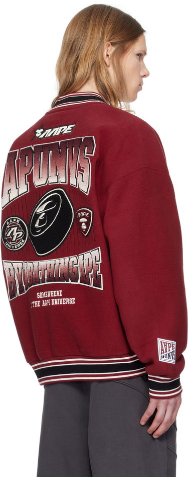 Bomberjakke AAPE by A Bathing Ape AAPE By A Bathing Ape Main Bomber Jacket Rød | AAPSWMB351XXNBDX, 2