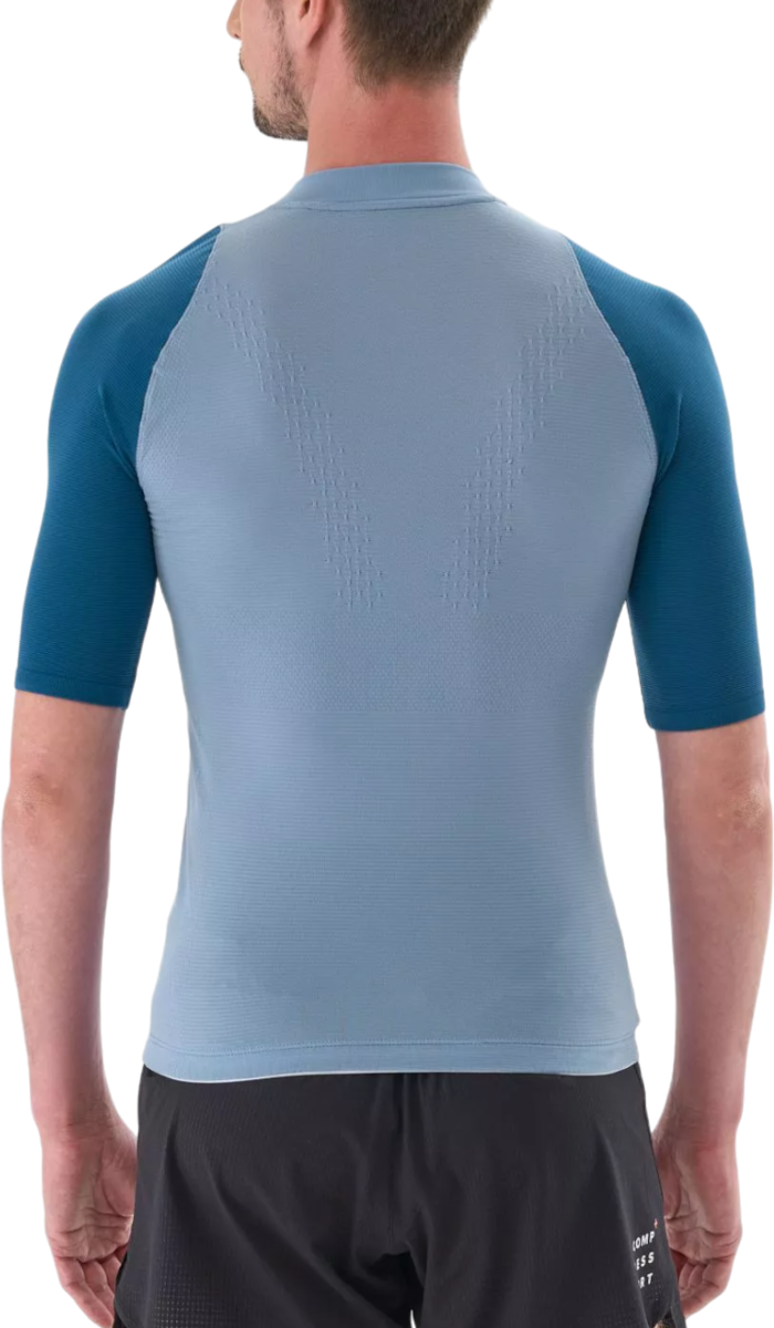 T-shirt Compressport Trail Racing Postural Short Sleeve Top Blå | atsm4905096l, 1
