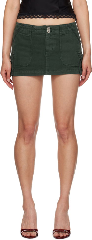 Nederdel GUIZIO Guizio Anais Cargo Miniskirt Grøn | F24312W100, 0