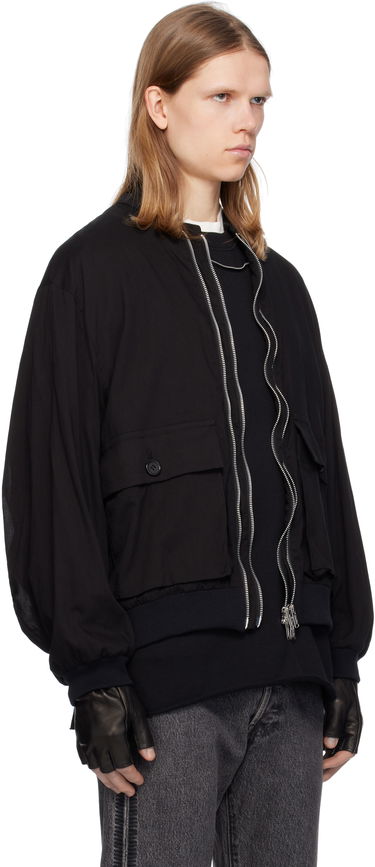 Bomberjakke UNDERCOVER Undercover Double Zip Jacket Sort | UC1E4206-2, 1