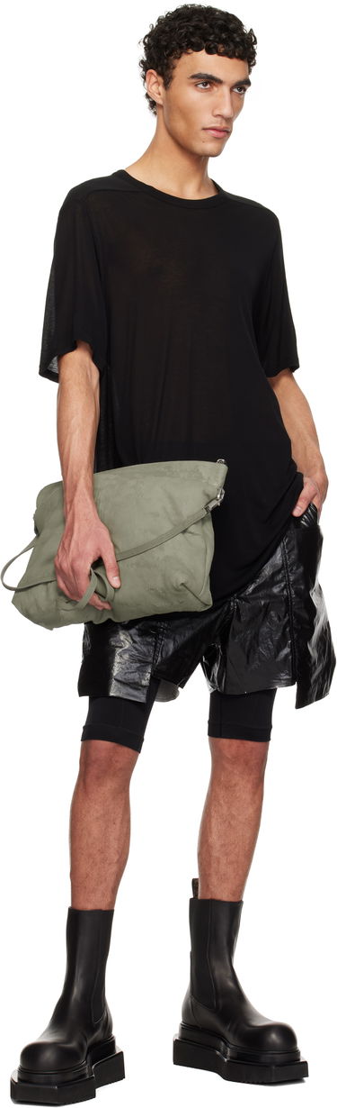 T-shirt Rick Owens Rick Owens Hollywood Level T-Shirt Sort | RU01E5264 JS, 3