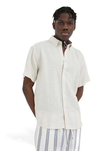 Skjorte Les Deux Kris Linen Shirt Hvid | LDM401053