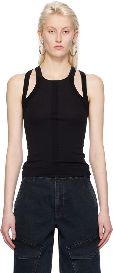 Tanktop Dion Lee Sculpt Muscle Tank Top Sort | C7247PS24, 0