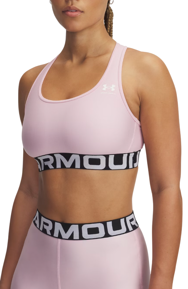 Bh Under Armour Under Armour UA HG Mid Branded Sports Bra Lyserød | 1383544-647