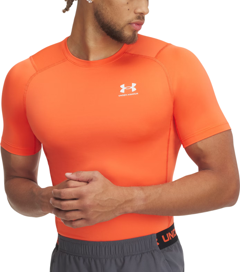 T-shirt Under Armour Under Armour HG Armour Comp Short Sleeve T-Shirt Orange | 1361518-847