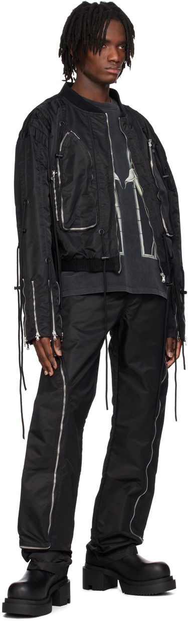 Bomberjakke Who Decides War Who Decides War String Theory Bomber Jacket Sort | 1131410002SS25, 3