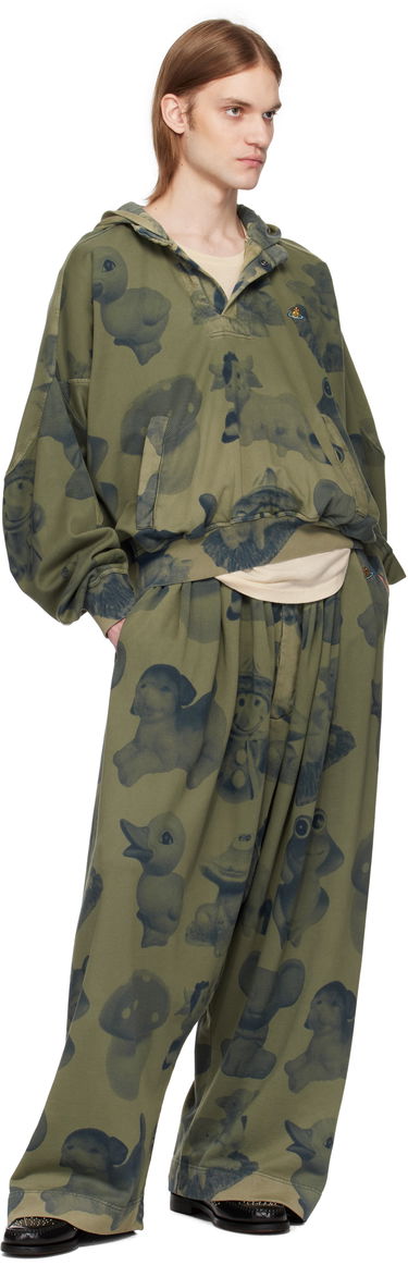 Sweatshirt Vivienne Westwood Vivienne Westwood Baseball Print Hoodie Grøn | 3I010012-J009H-, 3