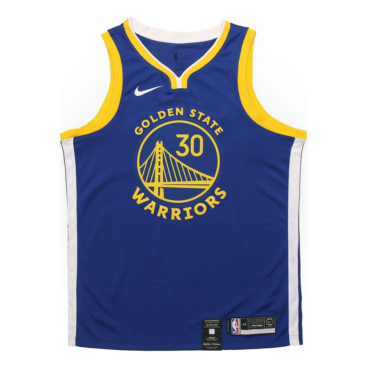 Jersey Nike Steph Curry Icon Edition Golden State Warriors Jersey Blå | AV4947-496, 0