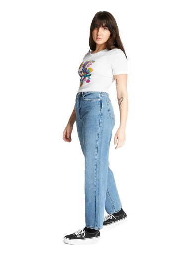 T-shirt Footshop Romanian Artist Croptop Hvid | FTSHP_65
