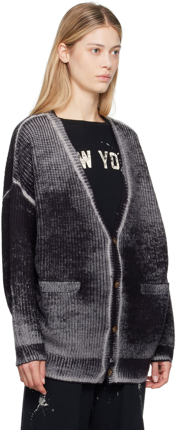 Sweater R13 R13 Oversized Knit Cardigan Grå | R13WY198 Y158B, 1