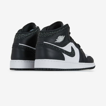 Sneakers og sko Jordan Air Jordan 1 Mid "Black Elephant" W Hvid | FB9909-001, 3