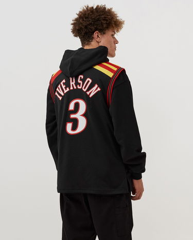 Jersey Mitchell & Ness NBA Philadelphia 76ers Allen Iverson Alternate Spain Jersey Sort | SMJY4203-P7606AIVBLCK, 3