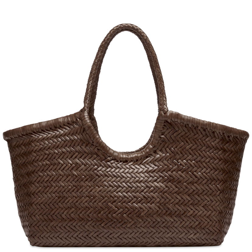 Håndtaske Dragon Diffusion Nantucket Basket Bag Brun | 8822-DARKBROWN