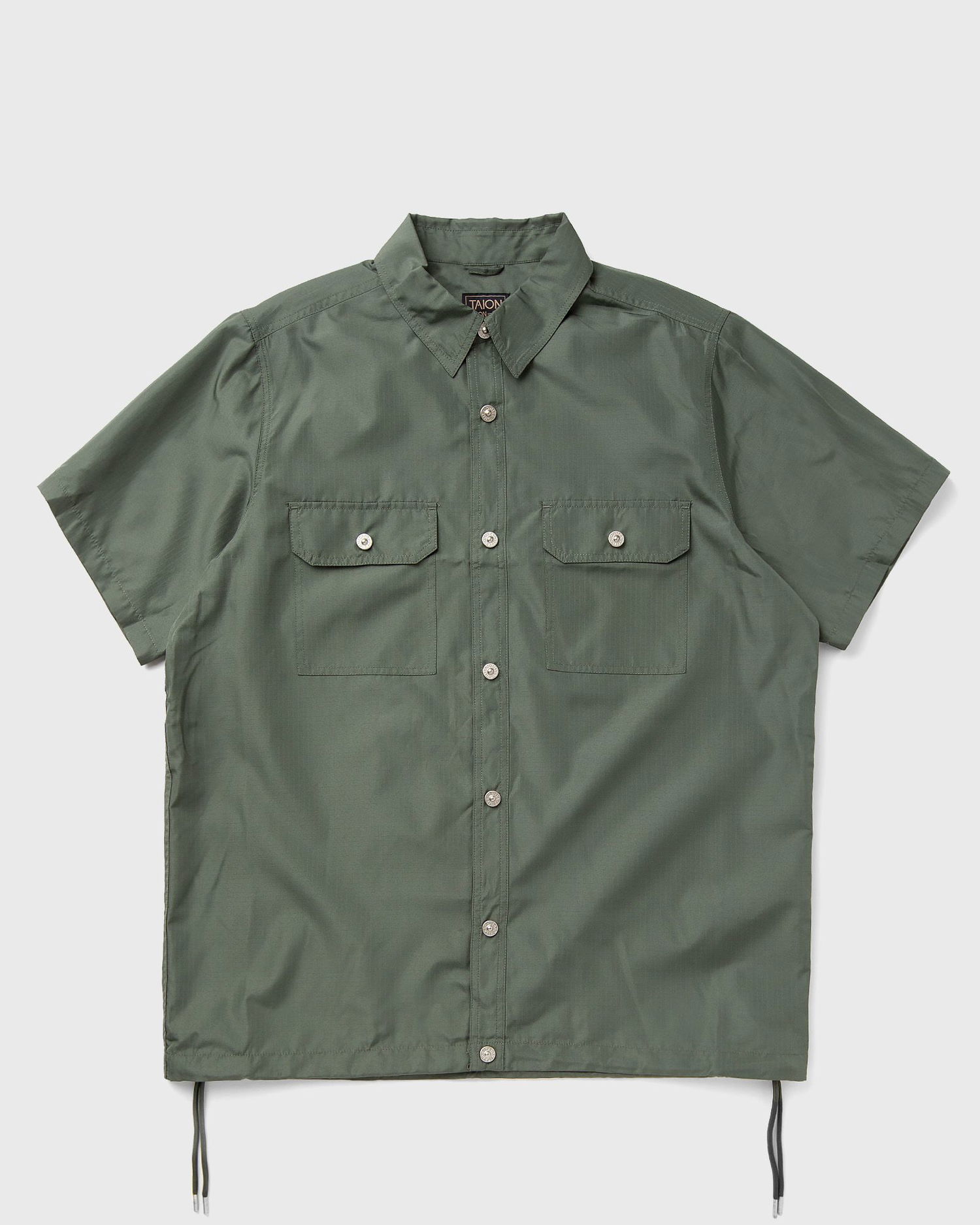 Skjorte TAION MILITARY HALF SLEEVE SHIRTS Grøn | TAION-019SHNDML-1-OLIVE, 0