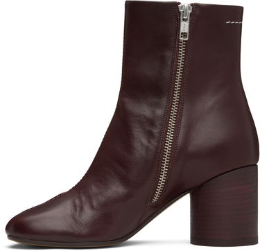 Sneakers og sko Maison Margiela MM6 Maison Margiela Anatomic Stitch Ankle Boots Bourgogne | S59WU0260 P5000, 2