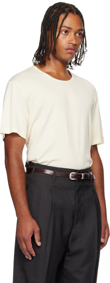 T-shirt LEMAIRE LEMAIRE Rib Knit T-Shirt Sort | TO1109 LJ1016, 4
