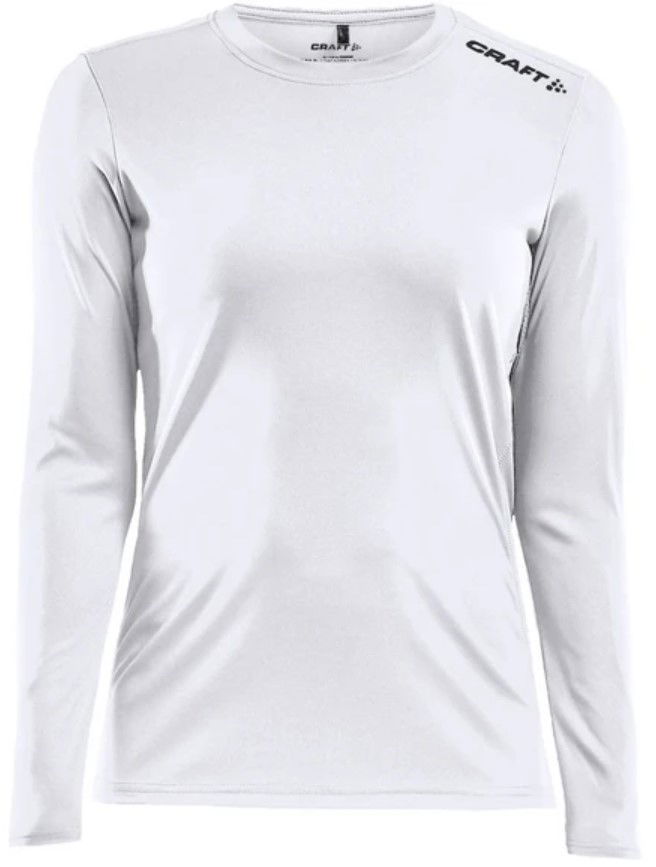 T-shirt Craft Long Sleeve Sports Tee Hvid | 1907365-900000, 0