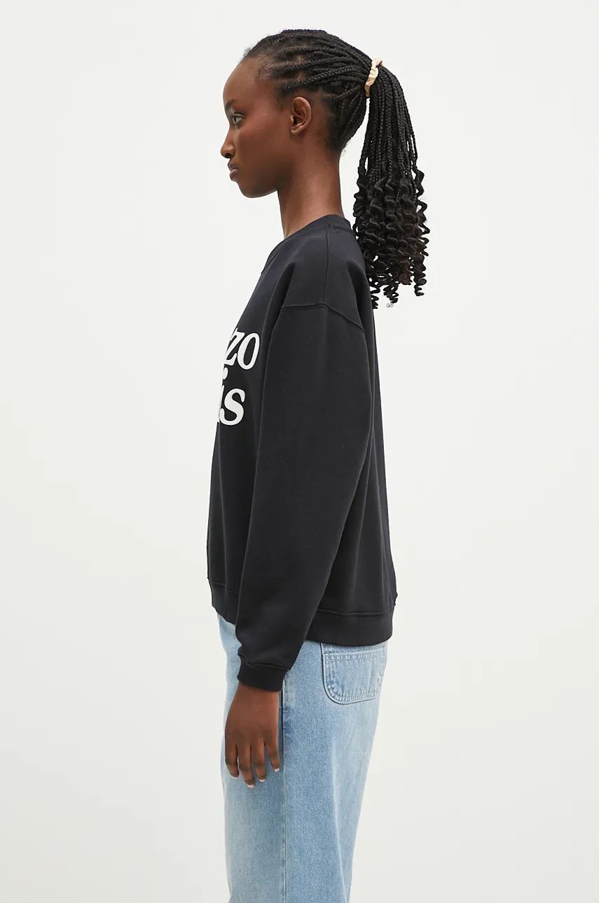 Sweatshirt KENZO Regular Crewneck Sweatshirt Sort | FE52SW1274MF.99, 1