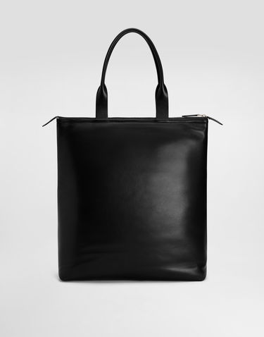 Mulepose Dolce & Gabbana Dolce & Gabbana Calfskin Nappa Leather Shopper Tote Sort | BM2415AF98480999, 3
