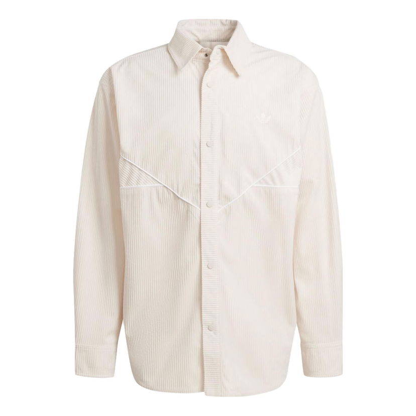 Skjorte adidas Originals Seasonal Corduroy Shirt Beige | IM4444